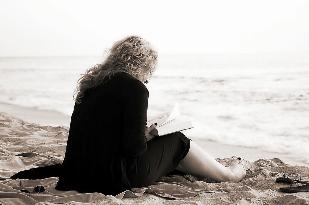 Leitura na praia