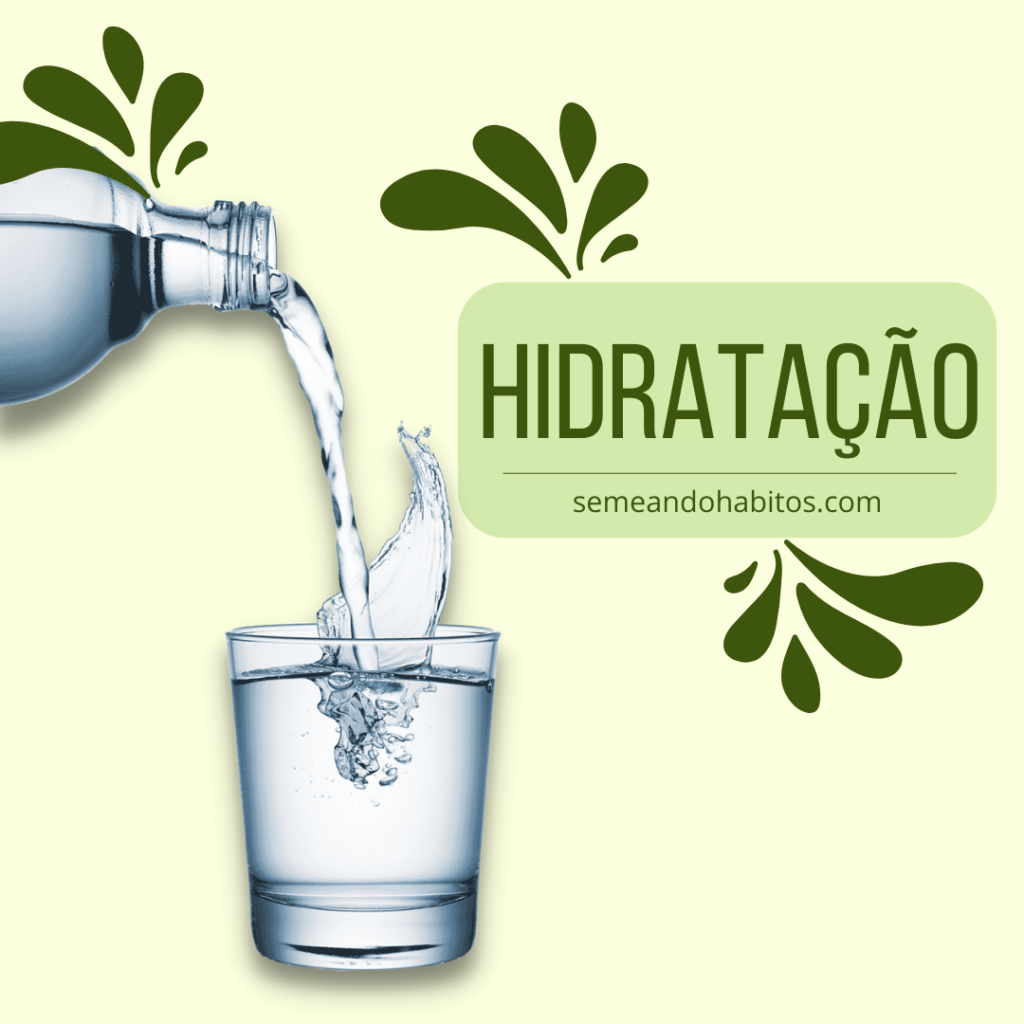 Hidratação para manter o corpo saudável
